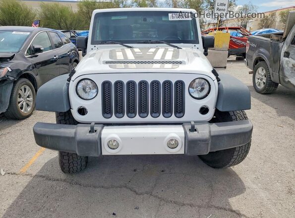 1C4HJWDG7JL919682 2018 JEEP WRANGLER Белый Вид спереди