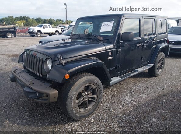 1C4HJWEG5GL244681 2016 JEEP WRANGLER UNLIMITED Black წინა მარცხენა ხედი სამი მეოთხედიდან