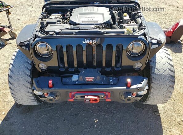 1C4HJWFG2GL263218 2016 JEEP WRANGLER Black Rear interior view