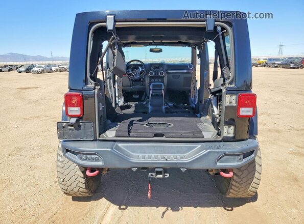 1C4HJWFG2GL263218 2016 JEEP WRANGLER Black Rear view