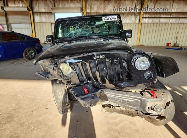 1C4HJWFG9GL215313 2016 JEEP WRANGLER Black Front view