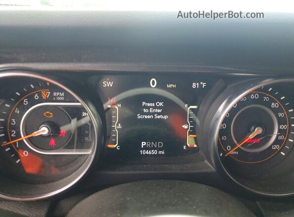 1C4HJXDG2MW636311 2021 JEEP WRANGLER Black Instrument cluster view