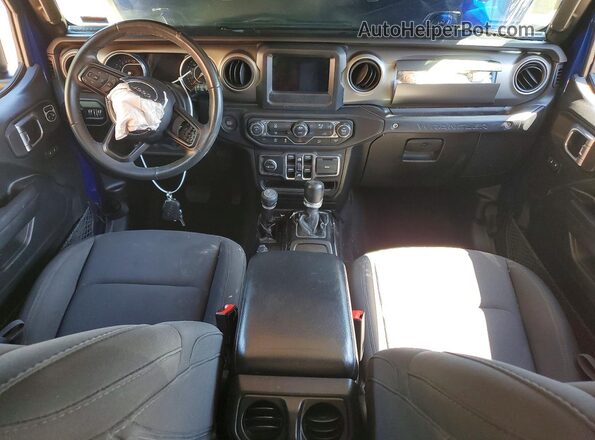 1C4HJXDG3JW292662 2018 JEEP WRANGLER Blue Առջևի վահանակի տեսք