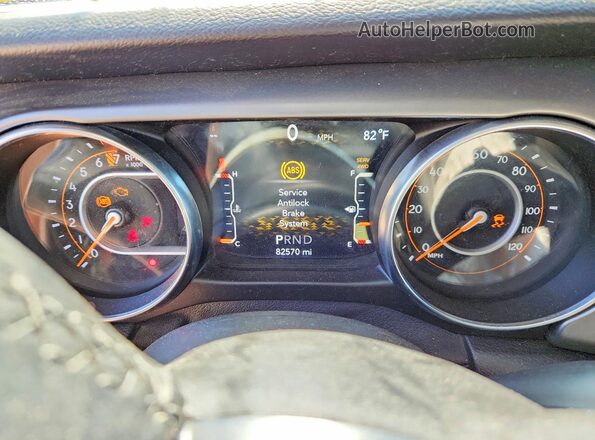 1C4HJXDG8MW814092 2021 JEEP WRANGLER Green Widok zestawu wskaźników
