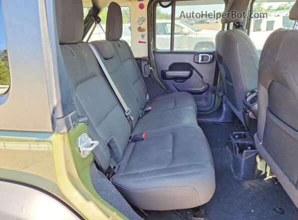 1C4HJXDG8MW814092 2021 JEEP WRANGLER Green Widok wnętrza z tyłu