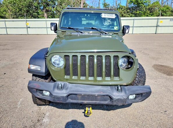 1C4HJXDG8MW814092 2021 JEEP WRANGLER Green Widok z przodu