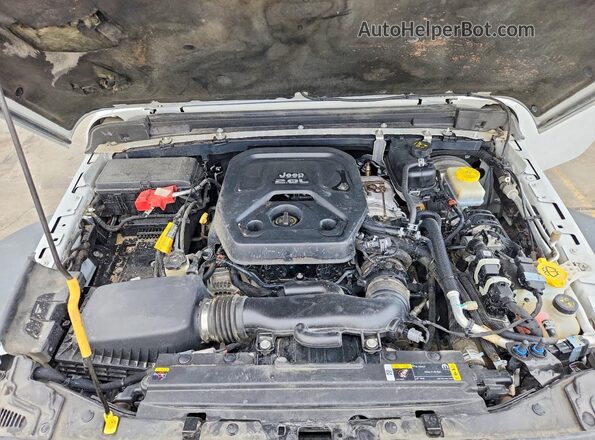 1C4HJXDN2PW523090 2023 JEEP WRANGLER White Widok naklejki z numerem VIN