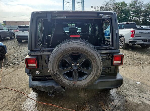 1C4HJXDN7LW123486 2020 JEEP WRANGLER Black Вид ззаду