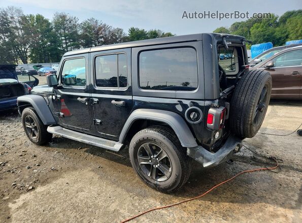 1C4HJXDN7LW123486 2020 JEEP WRANGLER Black Задня ліва чверть