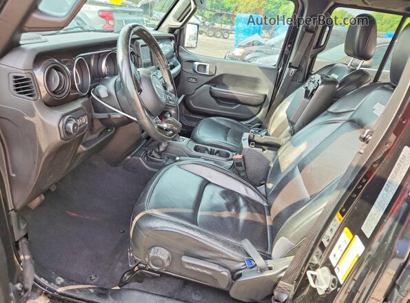 1C4HJXDN7LW123486 2020 JEEP WRANGLER Black Вид салону спереду