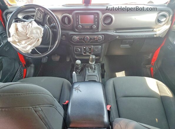 1C4HJXDN7LW165222 2020 JEEP WRANGLER Red Vista del salpicadero