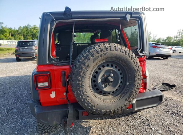 1C4HJXDN7LW165222 2020 JEEP WRANGLER Red Vista trasera