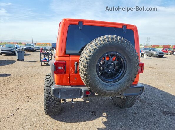 1C4HJXEG6KW575511 2019 JEEP WRANGLER Orange უკანა ხედი