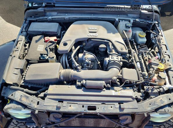 1C4HJXEG9LW320773 2020 JEEP WRANGLER Black Engine compartment view