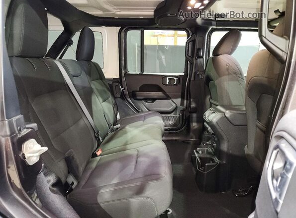 1C4HJXEN2PW695067 2023 JEEP WRANGLER Gray Rear interior view