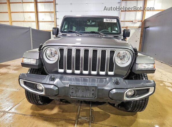 1C4HJXEN2PW695067 2023 JEEP WRANGLER Gray Front view