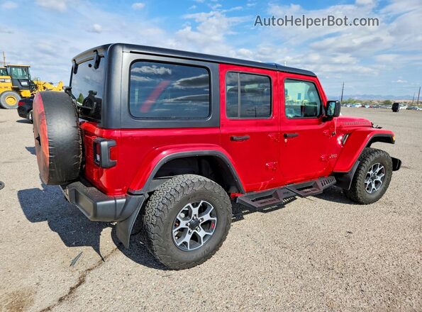1C4HJXFG2NW213887 2022 JEEP WRANGLER Красный Задняя правая четверть