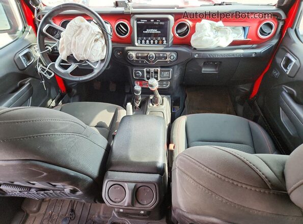 1C4HJXFG2NW213887 2022 JEEP WRANGLER Красный Вид панели приборов