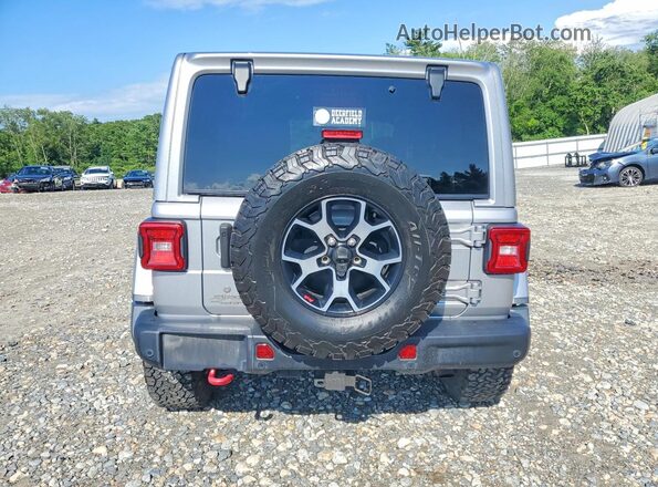 1C4HJXFG3JW149174 2018 JEEP WRANGLER Silver უკანა ხედი