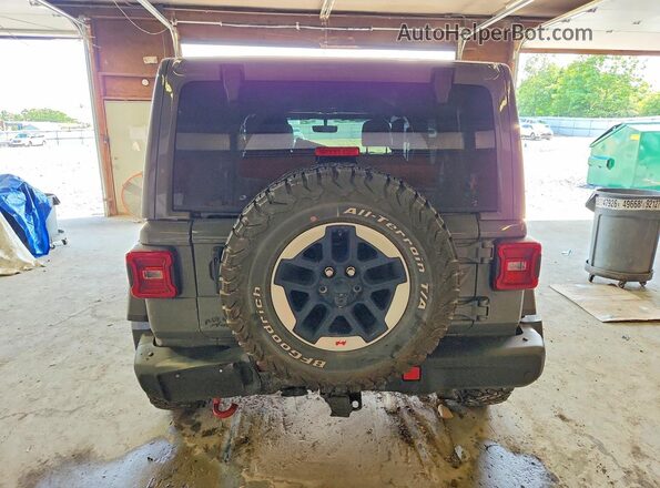 1C4HJXFG7MW558539 2021 JEEP WRANGLER Gray უკანა ხედი