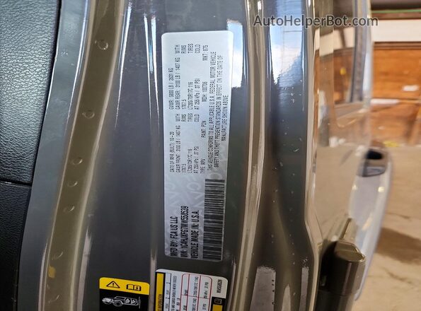 1C4HJXFG7MW558539 2021 JEEP WRANGLER Gray VIN კოდის სტიკერის ხედი
