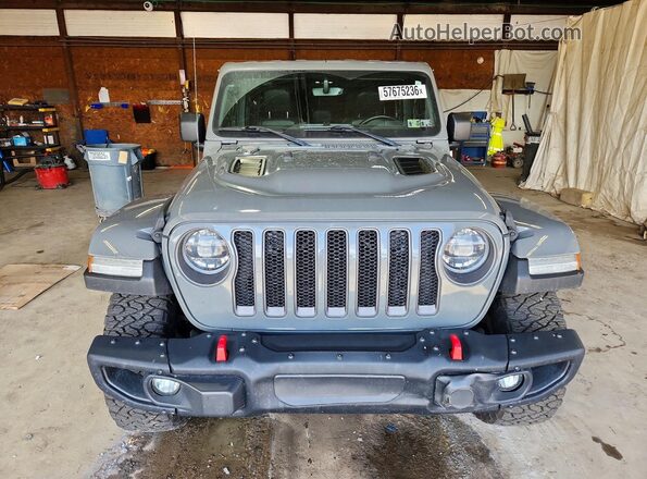1C4HJXFG7MW558539 2021 JEEP WRANGLER Gray წინა ხედი