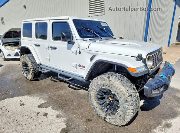 1C4HJXFN5JW198679 2018 JEEP WRANGLER Белый Передняя правая четверть