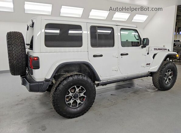 1C4HJXFN6JW241345 2018 JEEP WRANGLER White Задня права чверть