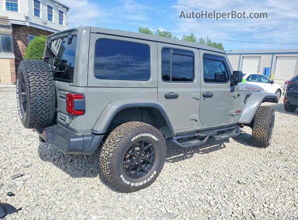 1C4HJXFNXNW160211 2022 JEEP WRANGLER Gray Trasero derecho