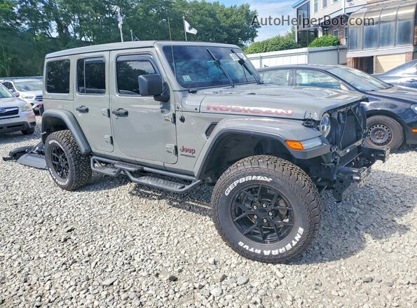 1C4HJXFNXNW160211 2022 JEEP WRANGLER Gray Delantero derecho