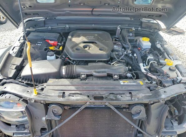1C4HJXFNXNW160211 2022 JEEP WRANGLER Gray Vista del compartimento del motor