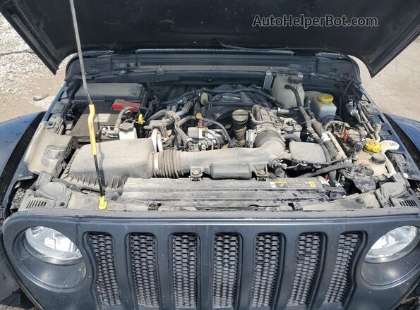 1C4JJXFG1PW533478 2023 JEEP WRANGLER Черный Вид подкапотного пространства