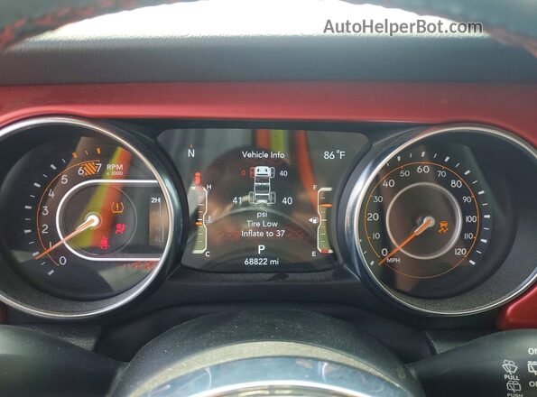 1C4JJXFG1PW533478 2023 JEEP WRANGLER Черный Вид щитка приборов