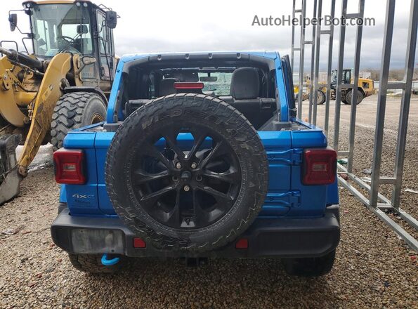 1C4JJXP63PW513335 2023 JEEP WRANGLER Синий Вид сзади