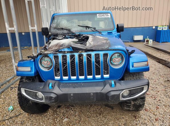 1C4JJXP63PW513335 2023 JEEP WRANGLER Синий Вид спереди