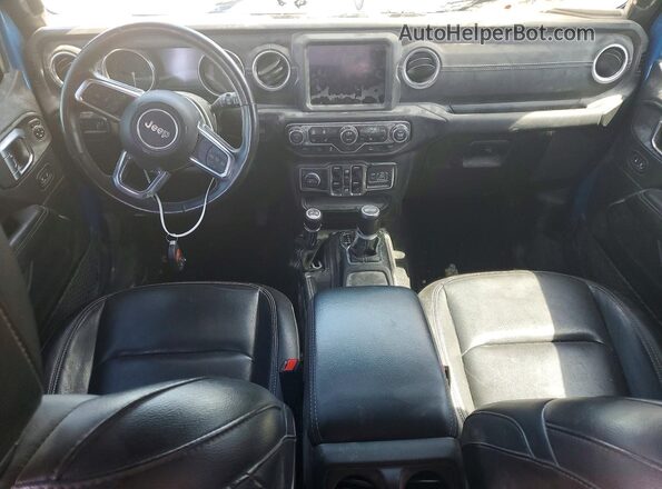 1C4JJXP63PW513335 2023 JEEP WRANGLER Синий Вид панели приборов
