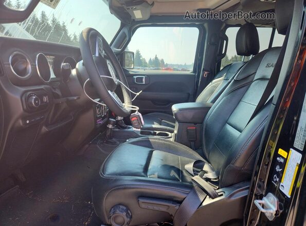 1C4JJXP64PW566464 2023 JEEP WRANGLER Black Front interior view