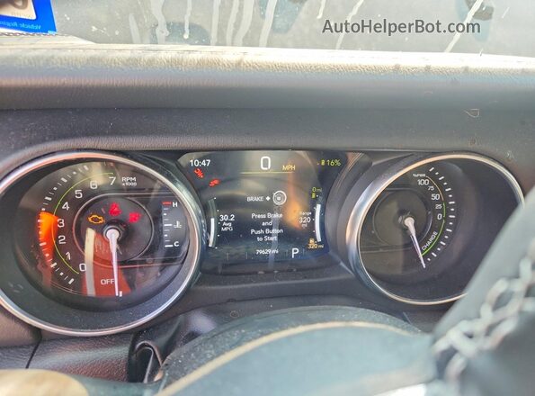 1C4JJXP64PW566464 2023 JEEP WRANGLER Black Instrument cluster view