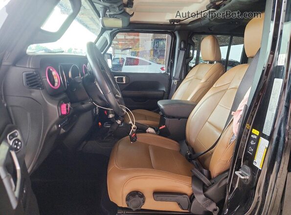 1C4JJXP66MW860122 2021 JEEP WRANGLER Black Widok wnętrza z przodu