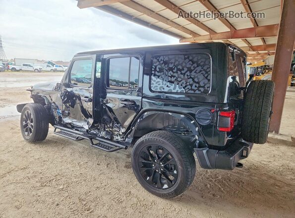 1C4JJXP66MW860122 2021 JEEP WRANGLER Black Tył lewy