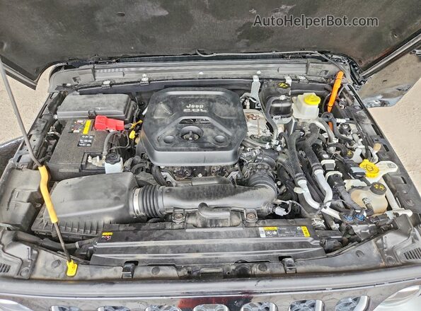 1C4JJXP66MW860122 2021 JEEP WRANGLER Black Widok komory silnika