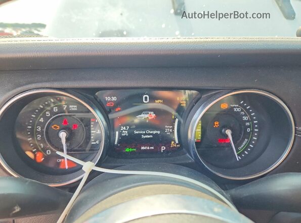 1C4JJXP68PW562448 2023 JEEP WRANGLER White ხელსაწყოთა პანელის ხედი