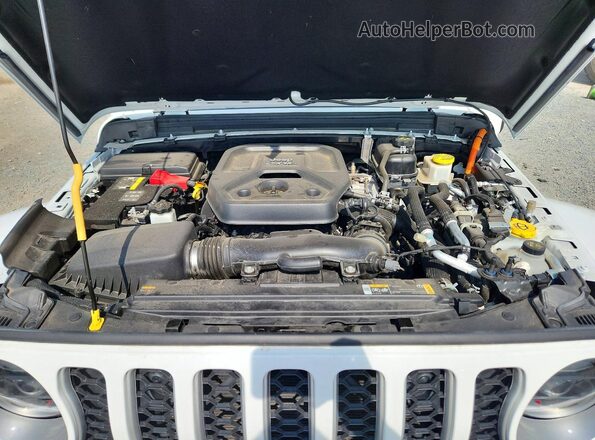 1C4JJXP68PW562448 2023 JEEP WRANGLER White ძრავის განყოფილების ხედი