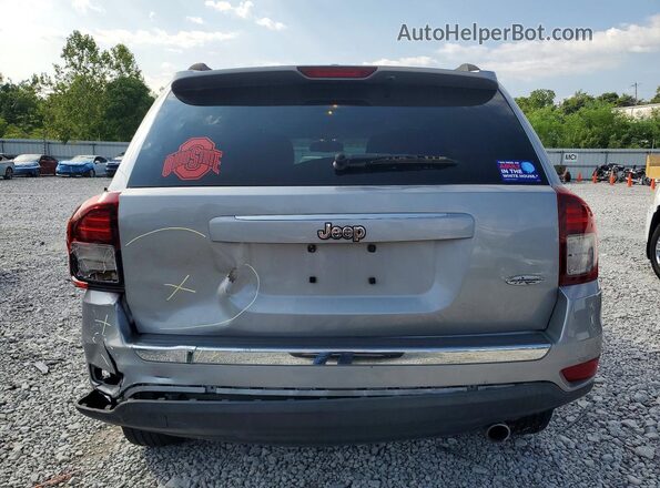 1C4NJCEA3HD156186 2017 JEEP COMPASS Silver უკანა ხედი