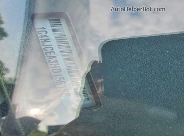 1C4NJCEA3HD156186 2017 JEEP COMPASS Silver ძრავის განყოფილების ხედი