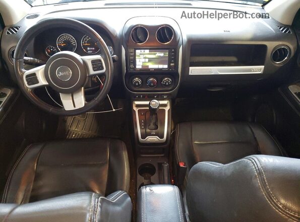 1C4NJDAB8GD625680 2016 JEEP COMPASS Black Dashboard view