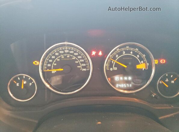 1C4NJDAB8GD625680 2016 JEEP COMPASS Black Instrument cluster view
