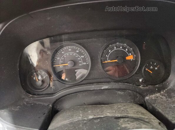 1C4NJDBB8GD520412 2016 JEEP COMPASS Black Widok zestawu wskaźników