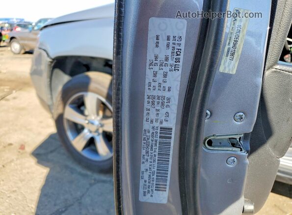 1C4NJDEB5HD128677 2017 JEEP COMPASS Silver Вид наклейки з VIN-кодом