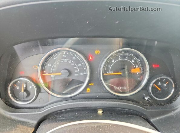 1C4NJDEB7GD541876 2016 JEEP COMPASS Green Вид щитка приладів